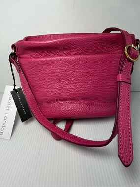 Corder London Pandora Genuine Soft Pebble Leather Shoulder/Crossbody Bag